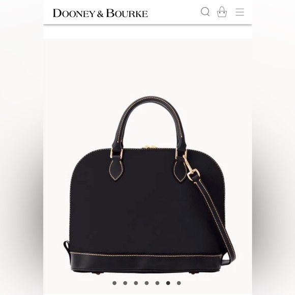 Dooney & Bourke Pebble Grain Zip Zip Satchel - Picture 3 of 4